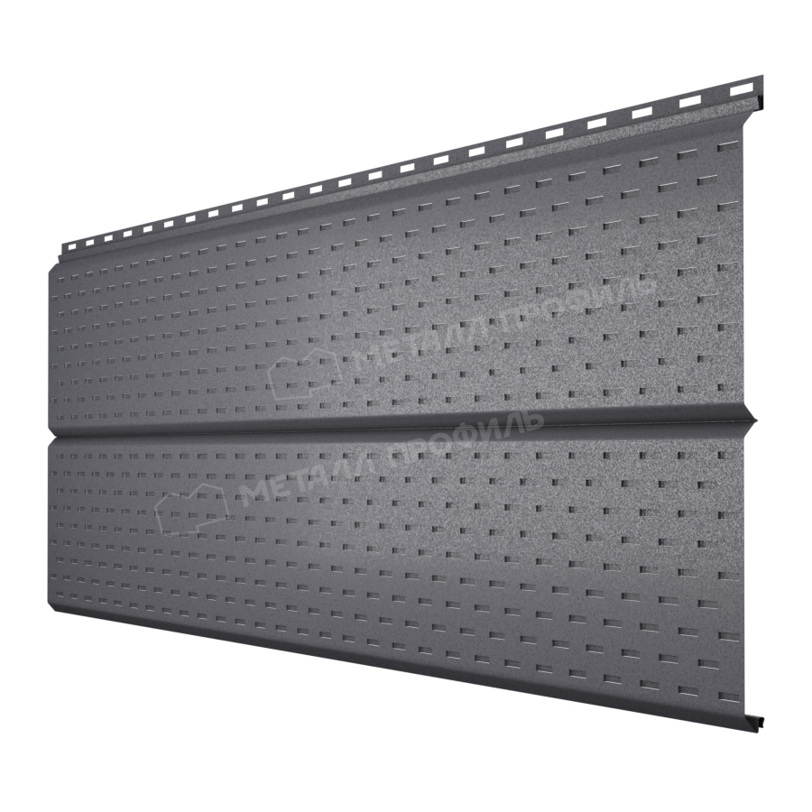 Софит МЕТАЛЛ ПРОФИЛЬ Lбрус-XL-14х335 (VALORI-20-Grey-0.5)