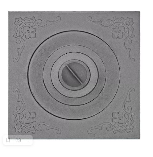 Плита чугунная П1-6 "Зной" одноконфорочная, 600*600*265 мм, Рубцовск