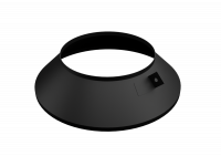 Юбка Феррум  (430/0,5 мм) нержавеющая, для крышной разделки, ф200 черный