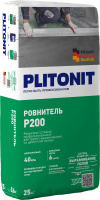 Ровнитель Plitonit Р200 износостойкий, высокопрочный для грубого выравнивания, 25 кг