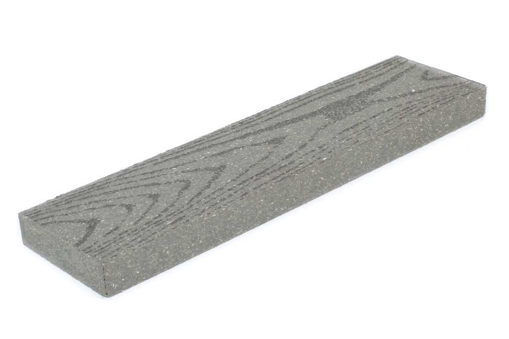 Брус лавочный Grand Line 80х22мм массив тиснение две стороны Серый 4м (ШТх2)