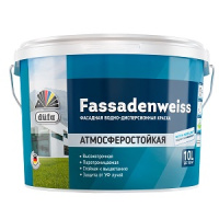 Dufa ВД краска FASSADENWEISS база 1  10л
