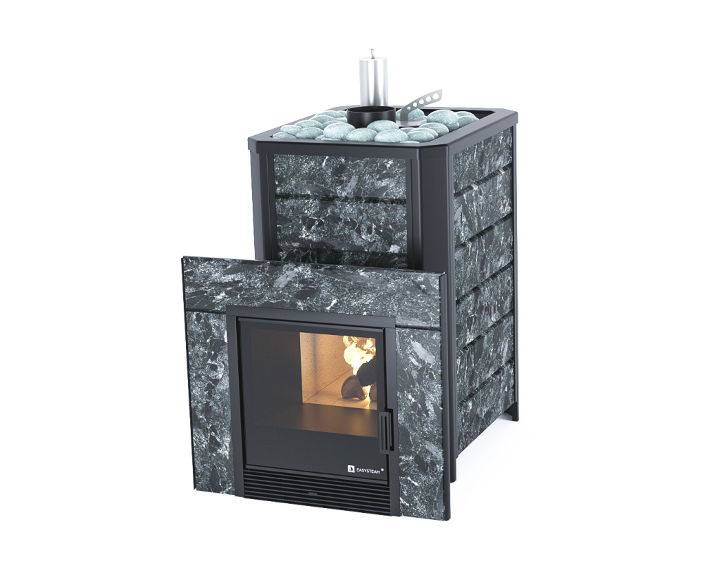 Печь для бани ИзиСтим Ялта 25 Premium (пироксенит) AISI 321 (2024)