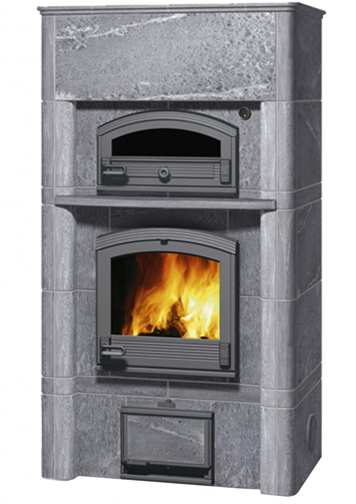 Печь-камин TULIKIVI TLU1600/91 CLASSIC с духовкой (нижнее)