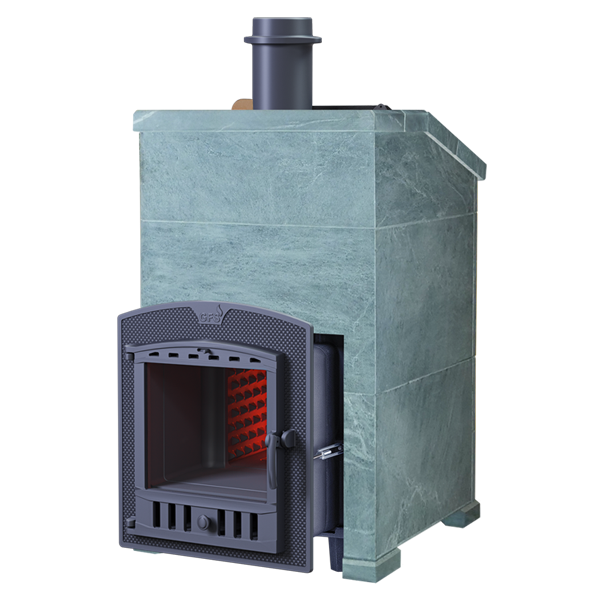 Печь для бани GFS 25П2 ЗК в облицовке Президент 1000/50 Талькохлорит