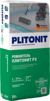 Ровнитель Plitonit Р3 быстротвердеющий, для финишного выравнивания, 20 кг
