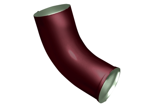 Колено стока Optima (RAL 8017)