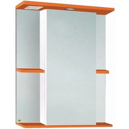 Шкаф зеркальный VAKO Мадрид 550 со светильником оранжевый 10750