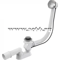 Сифон для ванны, автомат, хром ALCAPLAST A55K