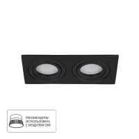 Точечный встраиваемый светильник Arte Lamp TARF A2168PL-2BK