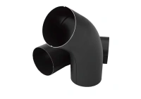 Угловое колено 60° 125*90мм OSNO (RAL 7024)