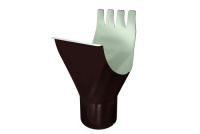 Воронка желоба Optima (RAL 8017)