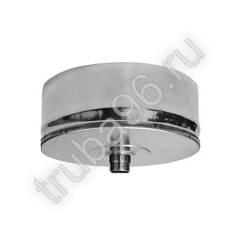 Заглушка d160мм с конденсатоотводом, толщина металла 0.5 мм