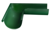 Угол желоба внешний 90º GL PU 125/90 м металлическ (RAL 6005)