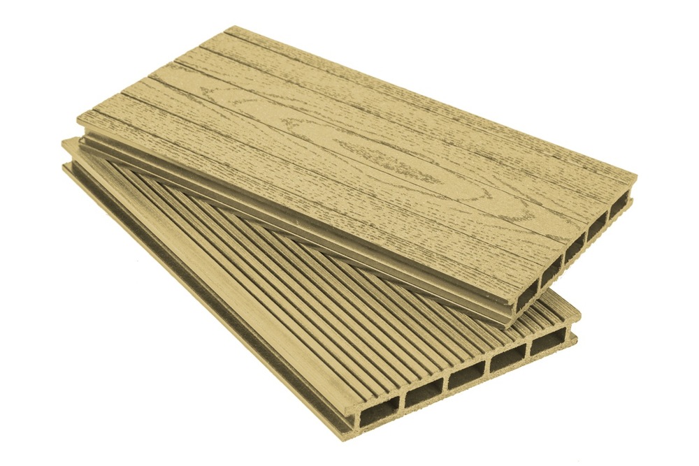 Террасная доска Grand Line 160мм вельвет и тиснение Золотой 3м (БШТ)