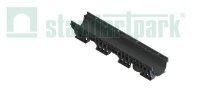 Лоток водоотводный пластиковый PolyMax Basic DN150 h165 с высоким бортом