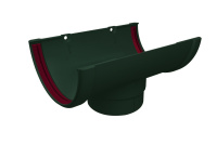 Воронка желоба GL Классика 120/90 мм ПВХ (Зеленый)