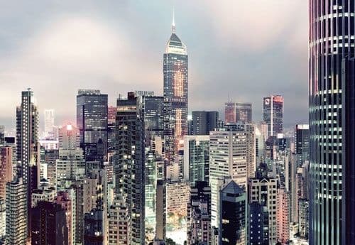 Фотообои "Башни Гонконга" Komar