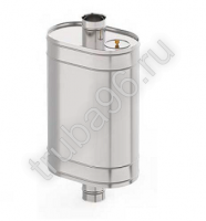 Бак на трубе 70 л (самоварного типа), толщина металла 1.0мм/0.8 мм