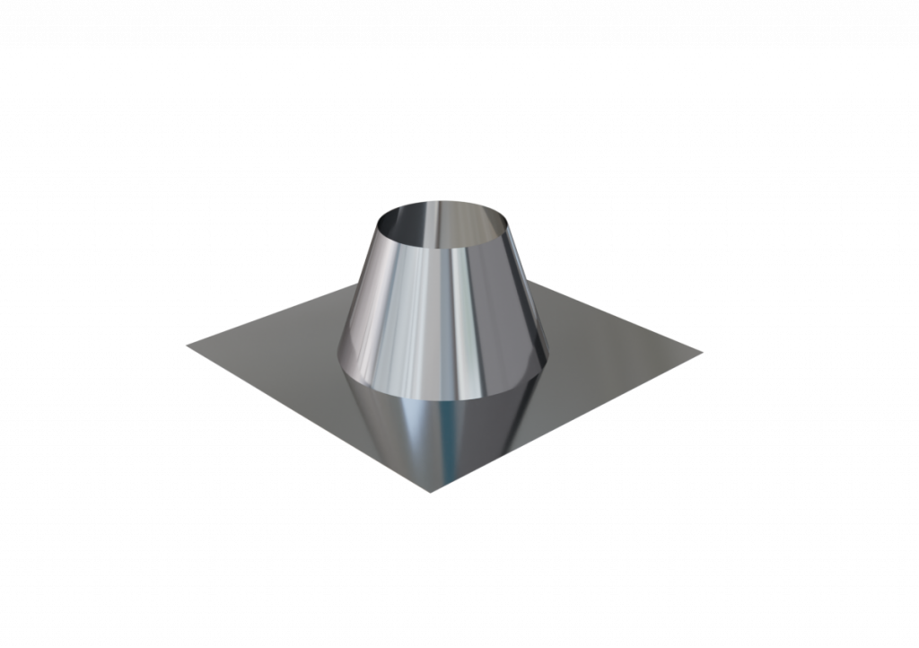 Разделка Феррум крышная угловая (430/0,5 мм) нержавеющая ф200