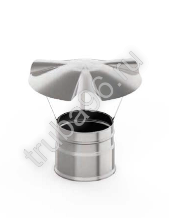 Оголовок (зонт) d120мм, толщина металла 0.5 мм