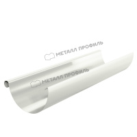 Желоб водосточный МЕТАЛЛ ПРОФИЛЬ GS lite D125х3000 Ral 9003