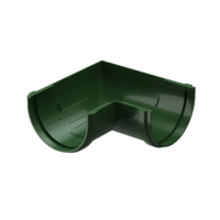 Угол желоба 90 гр. унив GL Классика 120/90 ПВХ (Зеленый)