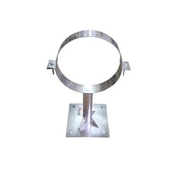 Кронштейн стеновой, телескопический d 250, (20-30см) 1,5 мм, нержавейка