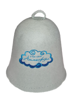 Шапка для бани "У нас своя Атмосфера" ПроМеталл