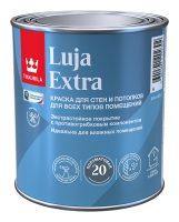 Краска экстра-стойкая LUJA EXTRA A п/мат 0,9л