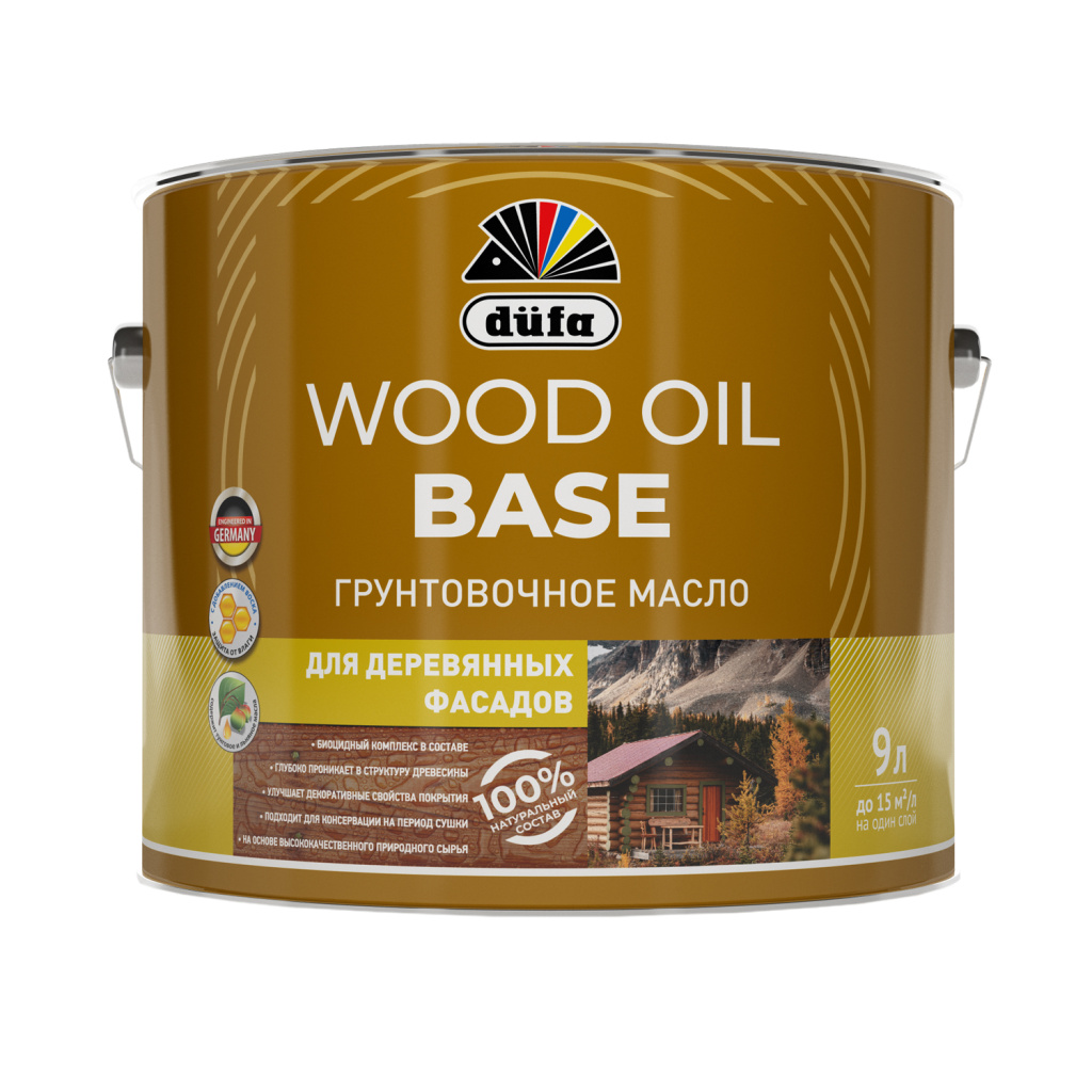 Dufa Грунтовочное масло WOOD OIL BASE  9л