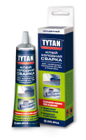 Клей холодная сварка для напольных покрытий из ПВХ и пластика прозрачный Tytan Professional 100 гр.