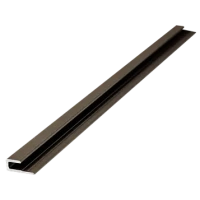 Профиль алюм торцевой АльтаСлэб 081024-1 анод (Шампань)