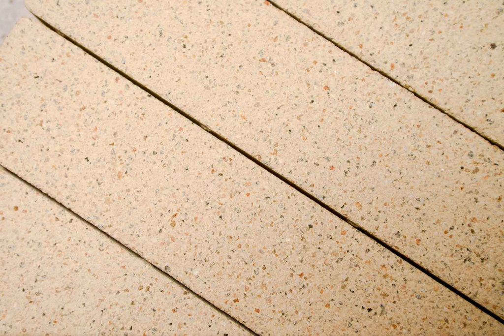 Тротуарная плитка Готика Granite FERRO, Павловское-Ферро, Квадрат, 150х150х100 мм