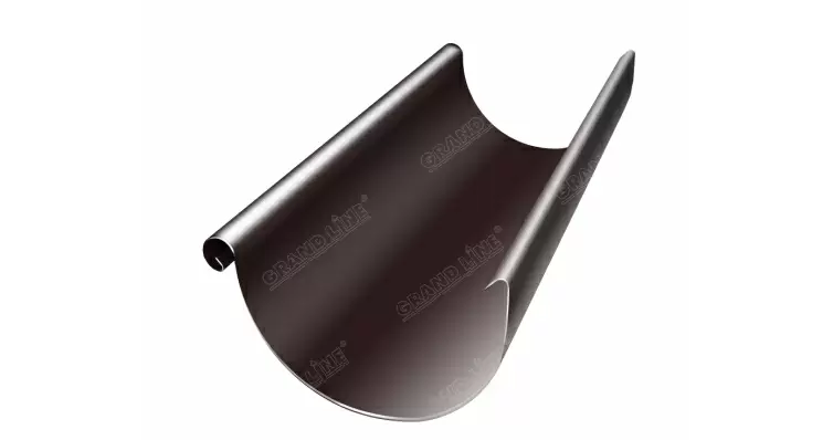 Полукруглый желоб Optima (RAL 8017)