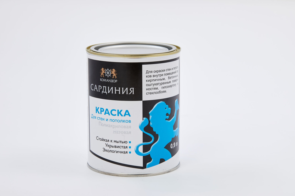 Матовая краска для внутренних работ САРДИНИЯ