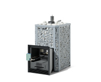 Печь для бани ИзиСтим Ялта 15К Хохлома Premium с ГГУ-20 AISI 430 (2024)