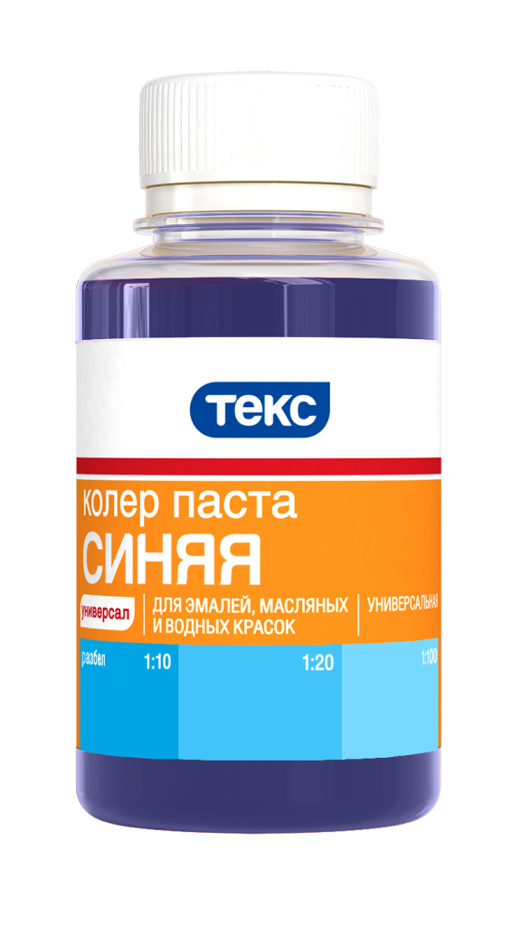 Колер паста УНИВЕРСАЛ №06 синий 0,1л