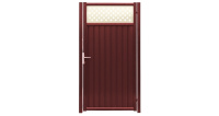 Калитка Estet Plus 2,4х1 GrandLine ГрандЛайн (RAL 3005/1014)