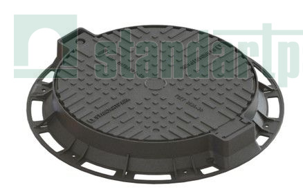 Люк чугунный тяжелый магистральный тип ТМ кл.D400