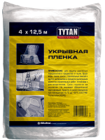 Пленка укрывная  Tytan Professional 7 микрон, прозрачная, 4м х 12,5 м  11336/19608