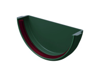 Заглушка желоба унив. GL Классика 120/90 мм ПВХ (Зеленый)