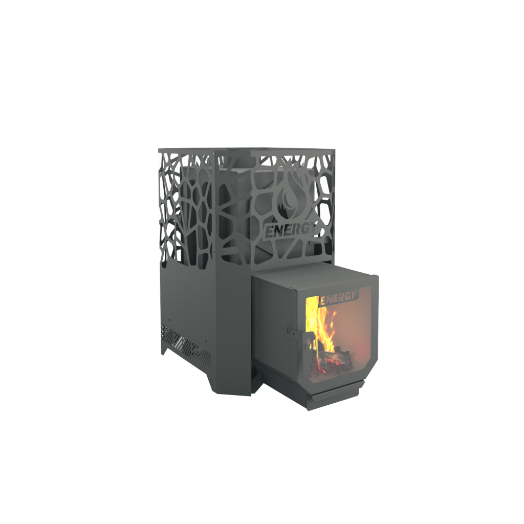 Печь для бани ENERGY 12 ЗК Панорама