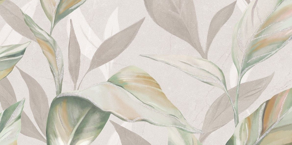 Плитка настенная Ebri Foliage 2 315x630 серая