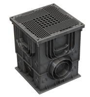 Дождеприемник пластиковый 350х350х420 (в сборе с решеткой) Master Aquastok (4350)
