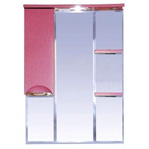 Зеркало со шкафом Misty Жасмин-75 цветное