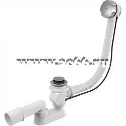 Сифон для ванны, автомат, хром ALCAPLAST A55K
