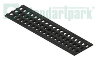 Решетка водоприемная PolyMax Basic DN100 пластиковая ячеистая кл. А15