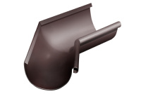 Угол желоба внутренний 135º GL PU 125/90 м металли (RAL 8017)