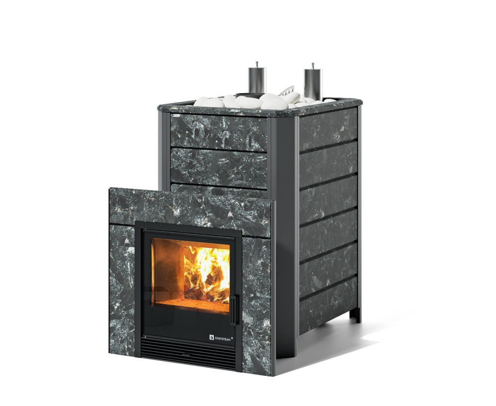 Печь для бани ИзиСтим Ялта 35К Premium (Пироксенит) (2024)